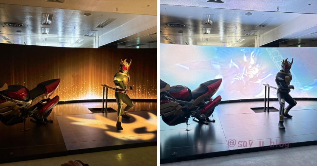 report-the-exhibition-of-agito-photo　ライダーキック